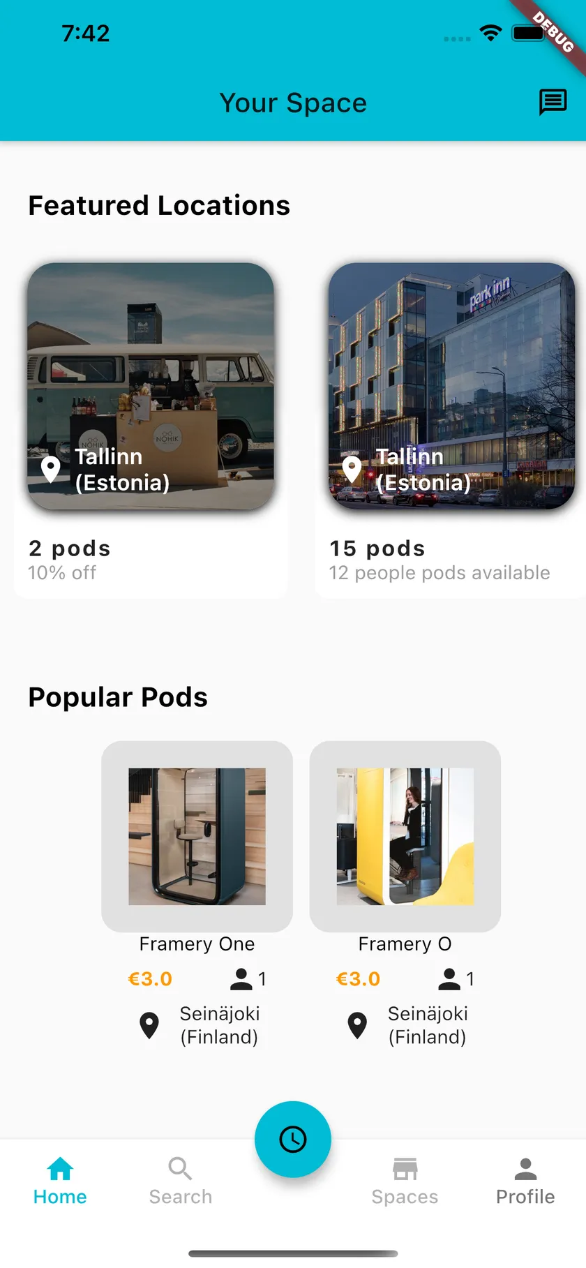 YourSpace: screenshot